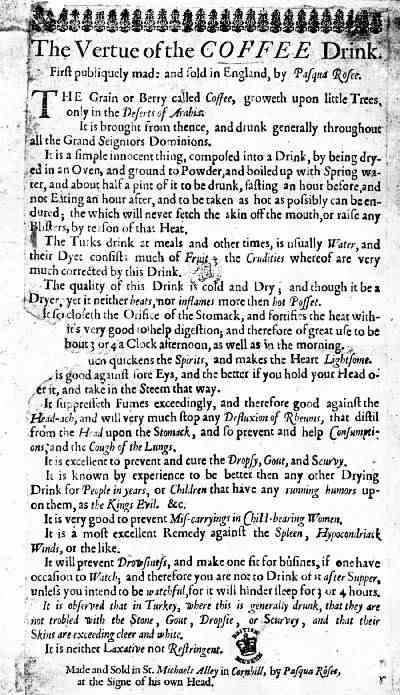 Coffee Advertisement (1652)